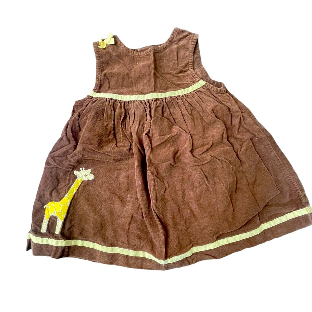 Gymboree 18-24mo Giraffe Courdoroy Dress